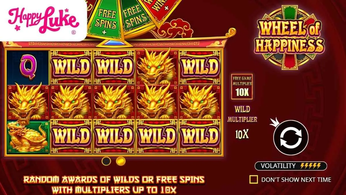 Game Wheel of Happiness tại happyluke