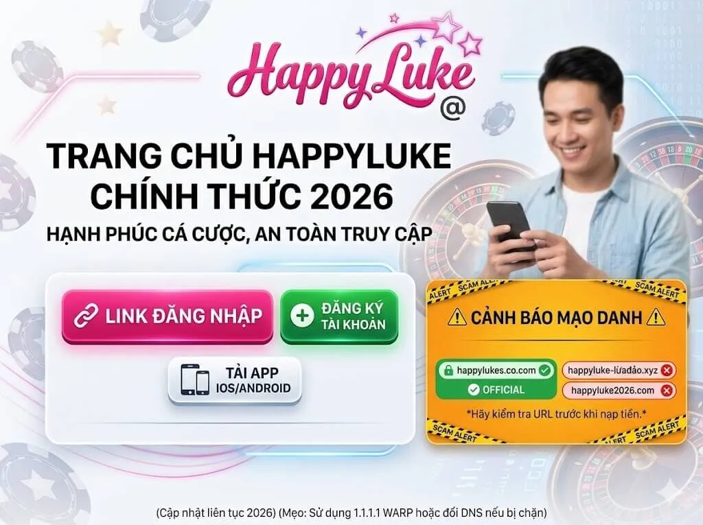 TRANG CHỦ HAPPYLUKE CHÍNH THỨC 2026