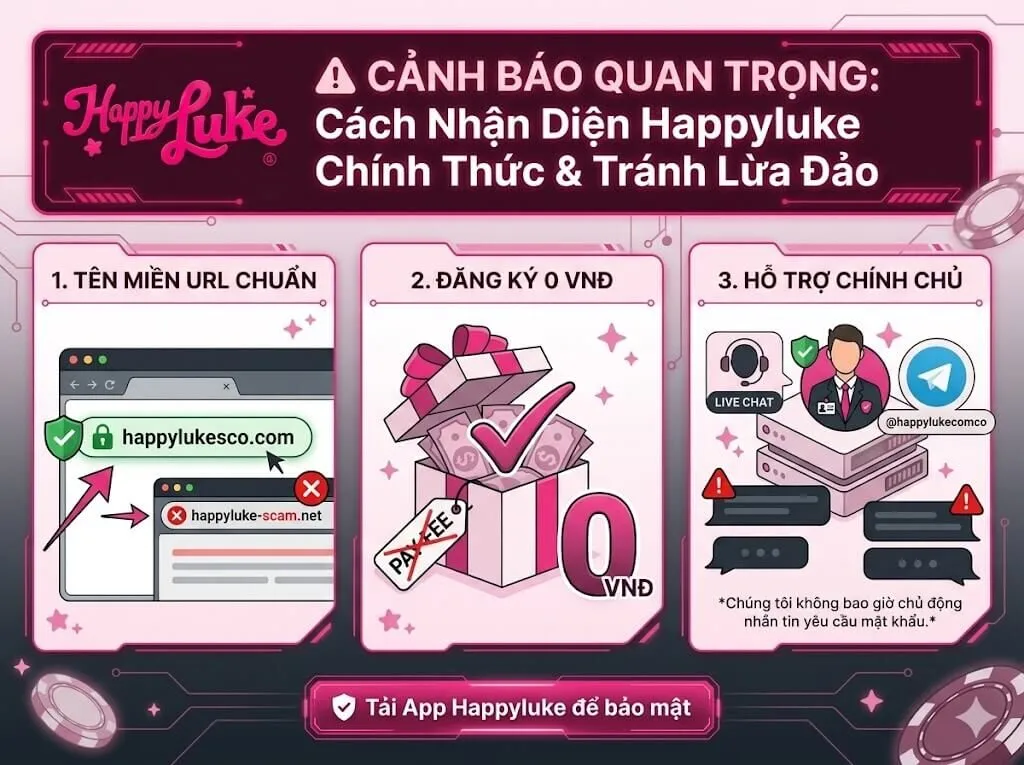 Cách Nhận Diện Happyluke Chính Thức